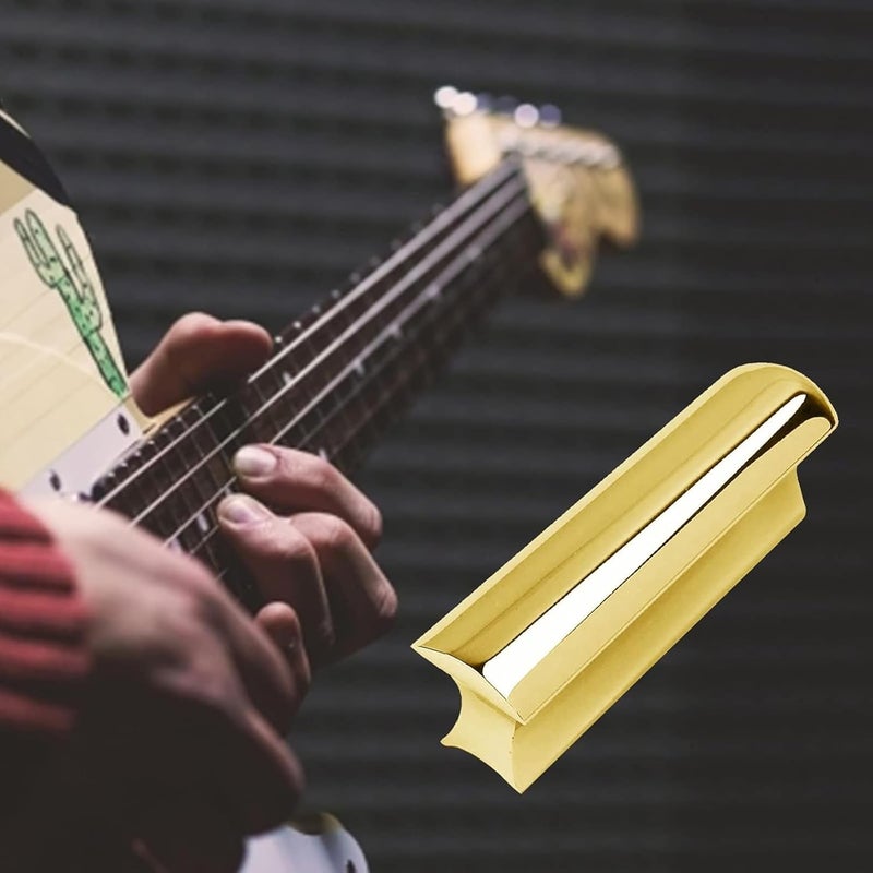 Cheerock Guitar Slide Bar, Stainless Steel Guitar Slides Tone Bar, Electric Guitar Slide Bar Accessories for Dobro, Lap Steel Guitar, Hawaiian Guitar - Image 5